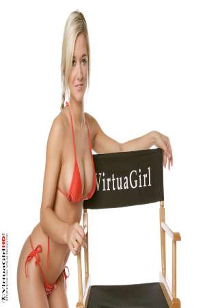 Stripper Picture of Jana H - With a dirty-dozen performances in her collection already Jana H is already well on her way to being the best known Virtua Girl of them all. She gets a lot of fans� emails and takes her time to read each of them because she wants to be able to improve with each new performance!