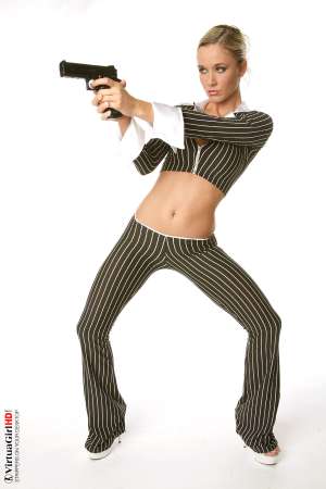 Stripper Picture of Jana H - With a dirty-dozen performances in her collection already Jana H is already well on her way to being the best known Virtua Girl of them all. She gets a lot of fans� emails and takes her time to read each of them because she wants to be able to improve with each new performance!