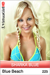 11/12/2007 a0225 - Blue beach Gallery with Nude Model Sharka Blue from iStripper