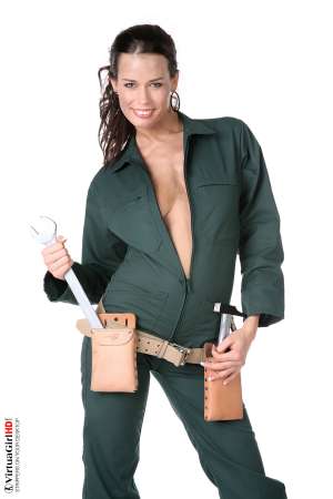 Stripper Picture of Marie - When we met Marie we could not believe what a nice sweet girl she really is and you'll see the way that comes through during her performances as well. She considered a career in nursing before choosing to become a dancer instead. With a few well placed tattoos and the most adorable shaved pussy your eyes have ever seen!