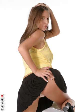 Stripper Picture of Morgane - Nineteen year old university student Morgane has burst onto the exotic dancer scene worldwide with a championship performance at the Prague Gentlemans Club Invitational competition. With her full natural tits electrifying smile and warm eyes it's no wonder why the judges loved her! And we are confident that you will too!