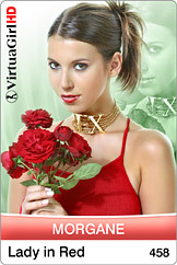 11/13/2008 a0458 - Lady in Red Gallery with Nude Model Morgane from iStripper