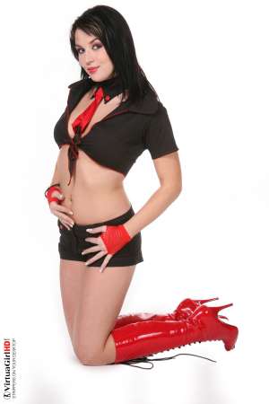 Stripper Picture of Trisha - Twenty years old Trisha is a young brunette from the city of Prague with curvy hips and a very sultry strut. When she walks into a room all eyes are on her bubble butt and the beautiful way it bounces as she moves!