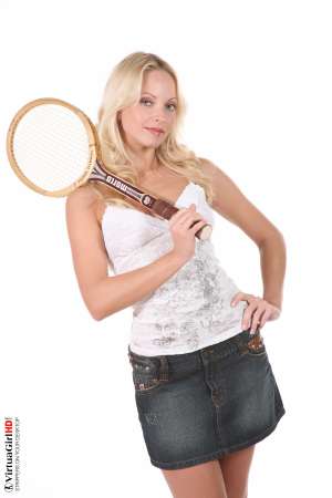 Stripper Picture of Jana Cova - Every fan who has ever seen a Jana Cova hardcore xxx porn film has had the same response� we all want MORE of this adorable blonde Czech goddess. Now on VirtuaGirlHD you can see her in a whole new way showing off her playful personality as she romantically dances her way into your heart!