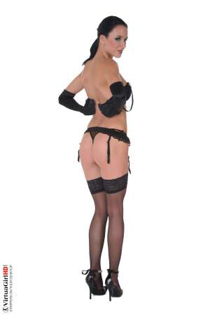 Stripper Picture of Gwen - Some fans prefer girls who are curvy others look for models like Gwen who are very thin and flexible instead. There is no right or wrong way to pick a VirtuaGirl Model it�s all about your own sense of style and beauty. For some of our members Gwen will be exactly what you have always wanted the firm athletic body of your favorite new model!