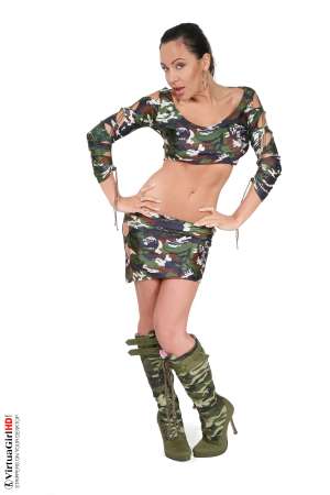 Stripper Picture of Pepito - The best of France Pepito is from Paris and at 25 years of age she has already built a huge fan following in clubs throughout the city of light! You don't need to line up at the door to see this sexy minx in action thanks to your VirtuaGirl collection! So many outfits and such a high-impact honey to enjoy them in!