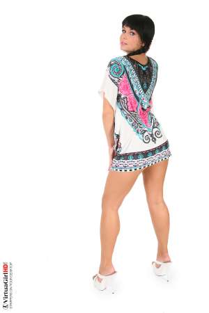 Stripper Picture of Victoria Blaze - Petite power player Victoria Blaze is a terrific athlete. She's from the Czech Republic and grew up as the star of many student sports teams. However when we interviewed her she told us that she found the most excitement when she would get back in the locker-room! She loves watching girls get undressed and learned a lot of things that now are part of her own personal style!