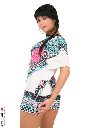 Stripper Picture of Victoria Blaze - Petite power player Victoria Blaze is a terrific athlete. She's from the Czech Republic and grew up as the star of many student sports teams. However when we interviewed her she told us that she found the most excitement when she would get back in the locker-room! She loves watching girls get undressed and learned a lot of things that now are part of her own personal style!