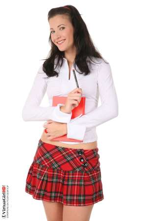 Stripper Picture of Lauren Crist - Merry Christmas! At VirtuaGirl it doesn't really matter whether you have been bad or good because we made a special deal with Santa to send you Lauren Crist as this year's sexy Mrs. Claus! A sultry brunette who isn't nervous to be your fantasy Ho Ho Ho because for her it's all about bringing smiles to fans for the holidays. This confident erotic performance is your gift waiting to be unwrapped!