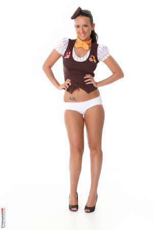 Stripper Picture of Lynette - It seems some of the most beautiful dancers in the world come from the Czech Republic and Lynette is just another one of our stars to prove it. This beautiful brunette has been feature dancing for a number of years. Lynette has a BA in Creative Writing and is currently working on her first novel. But to pay her bills and do a little 