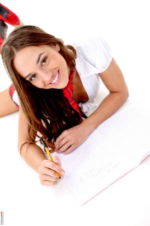 Stripper Picture of Dominika C - Dominika C is a sexy model from the Czech Republic and we are so happy to have her on board. Her long legs flat stomach and tiny tits are the very definition of hot. Dominika loves to role play and dress up in all sorts of costumes when she takes the stage. She also has a foot fetish and enjoys when men take the time to worship her naked feet and give her sexy pedicures in bed!