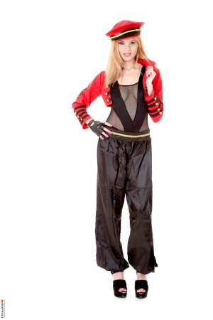 Stripper Picture of Miyuki Son - Miyuki Son is a sexy bleached blonde Japanese diva. She is 26 years old and loves the high fashion that Japan is known for. When she's not shopping for the latest looks Miyuki can be found dancing the night away in the trendiest clubs where all eyes are always on her. She describes herself as a skinny pierced and tattooed pornstar so definitely keep your eyes out for her!