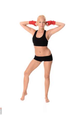 Stripper Picture of Melody Powers - Melody Powers is a spunky 22 year old blonde from Hungary. She was always a wild one and hated working a stuffy 9-5. When one of her girlfriends suggested she come see her dance Melody knew she found her calling. Melody hit the stage and never looked back. She loves turning on her fans and exploring the range of her sexuality at the same time. She is always experimenting with new outfits fetishes and props so keep your eyes on this VirtuaGirl newcomer!