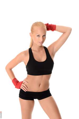 Stripper Picture of Melody Powers - Melody Powers is a spunky 22 year old blonde from Hungary. She was always a wild one and hated working a stuffy 9-5. When one of her girlfriends suggested she come see her dance Melody knew she found her calling. Melody hit the stage and never looked back. She loves turning on her fans and exploring the range of her sexuality at the same time. She is always experimenting with new outfits fetishes and props so keep your eyes on this VirtuaGirl newcomer!