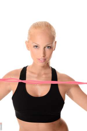 Stripper Picture of Melody Powers - Melody Powers is a spunky 22 year old blonde from Hungary. She was always a wild one and hated working a stuffy 9-5. When one of her girlfriends suggested she come see her dance Melody knew she found her calling. Melody hit the stage and never looked back. She loves turning on her fans and exploring the range of her sexuality at the same time. She is always experimenting with new outfits fetishes and props so keep your eyes on this VirtuaGirl newcomer!