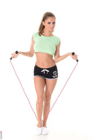 Stripper Picture of Angie Line - Angie Line is yet another stunning beauty that comes to us from the Czech Republic. In addition to being gorgeous Angie is incredibly smart and well read. She loves studying literature almost as much as she enjoys turning her fans on by stripping for them in private erotic shows. She says her best asset is her big and beautiful breasts and she also reports to us that a cool breeze is enough to make her nipples harden.