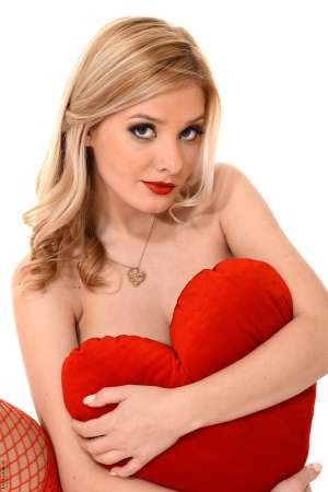 Stripper Picture of Anna Tatu - Some girls prefer long dresses others opt for short mini-skirts then there are sexy sweethearts like Anna Tatu who shrink their hemline so high that you can almost see everything any time she walks across the room. Did you see it? Just a glimpse? Waive for her to come closer and give you an even better look as you explore every inch of her beautiful body together!