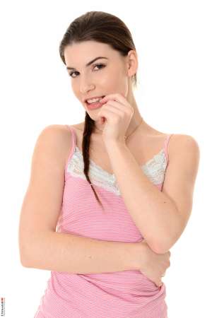 Stripper Picture of Ennie Paris - Ennie Paris is 22 years old and from the Czech Republic. She describes herself as a horny chick that loves to have fun especially when she has sex. Ennie loves to dress up and role play with her partners. She says the best sessions are when she is in character all day before allowing all that pent up desire to flow through her at night during a marathon sex fest! Be sure to keep your eye on Ennie!