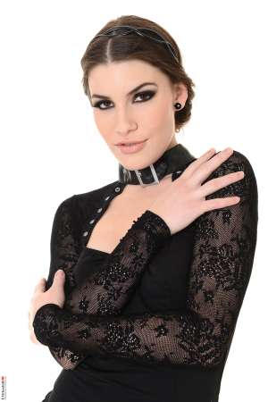 Stripper Picture of Ennie Paris - Ennie Paris is 22 years old and from the Czech Republic. She describes herself as a horny chick that loves to have fun especially when she has sex. Ennie loves to dress up and role play with her partners. She says the best sessions are when she is in character all day before allowing all that pent up desire to flow through her at night during a marathon sex fest! Be sure to keep your eye on Ennie!