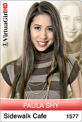 4/11/2014 a1577 - Sidewalk Cafe Gallery with Nude Model Paula Shy from iStripper