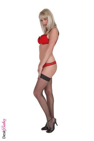 Stripper Picture of Bianca - As a fan of VirtuaGirl you have seen some amazing women from Prague performing in one girl and two girl shows here but none of that can prepare you for our newest bubbly blonde named Bianca. She has incredible energy and a style all her own! Long legs big breasts and surprisingly pretty toes as well!