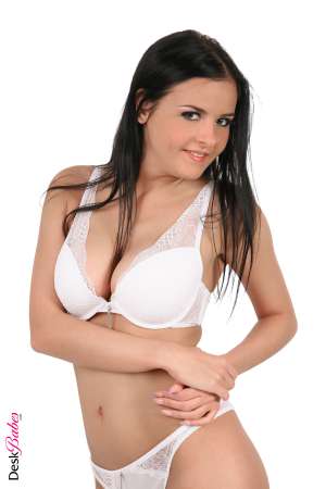 Stripper Picture of Candy Alexa - Candy Alexa is a sweet innocent angel dressed all in white. Truthfully that would be a bit of a stretch. She's from Moscow and has been to all the late night parties. Watch how dirty her mind has become and see her in solo action for the first time ever filmed. This is the one girl who might enjoy sex even a little bit more than you do!