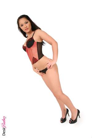 Stripper Picture of Lana - It's finally time for Lana to show you what she's got in her own solo performance. She's learned all she can from the lovely lesbians of DeskBabes and now she wants to put it all to use as part of the complete package for you. She's sultry she's sexy and she's about to become your new favorite model of all time!