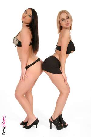 Stripper Picture of Lana & Mandy Dee - Mandy Dee may have been expecting Lana to be a typical naive 19 but when they start fooling around Lana is quick to show Mandy Dee that she knows enough to compete well on camera! Watch as these two lovely lesbians vie for your attention and savor each others affection. It's one of the hottest lesbian shows ever!