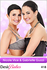 1/30/2013 c0418 - Duo Gallery with Nude Models Nicole Vice & Gabrielle Gucci from iStripper