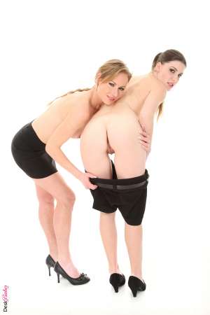 Stripper Picture of Daryl & Ennie Paris - Same height almost same weight that means Daryl and Ennie Paris fit perfectly together. See their nipples lightly graze one another as they seduce each other on the dance floor. Their warm pussies meet at just the right spot for intimate grinding as these two divas turn each other out and on!