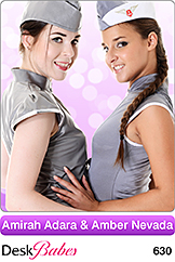 9/24/2014 c0630 - Duo Gallery with Nude Models Amirah Adara & Amber Nevada from iStripper