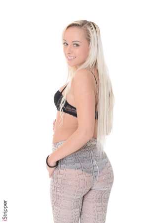 Stripper Picture of Naomi Nevena - Naomi Nevena is a relative newcomer to Desk Babes so we wanted to feature her in a few sexy solo dances. This is a great way for you to get to know Naomi as she shows you how she likes to pleasure her own body. At 22 Naomi is still exploring her sexuality and she is very excited to try new things with her hot female colleagues on camera! Keep your eyes on Naomi because we know you are going to like the show.