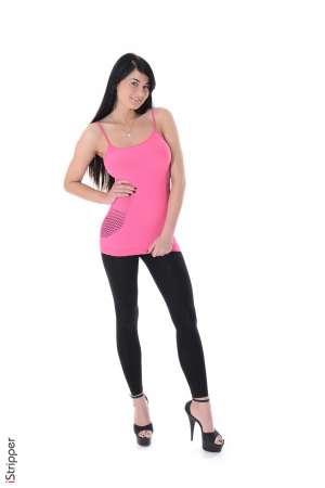 Stripper Picture of Lucy Li - Lucy Li is a certified athletic trainer that discovered her love of stripping when she began teaching a pole dancing class. Lucy was asked to fill in for a colleague one day and run an aerobic pole dancing class and from the moment the cold pole hit her hands she was hooked! Lucy gets off on the empowerment she gets when stripping for an audience. She is in control she is running the show and she is sharing her innermost sexuality with you right there on stage.