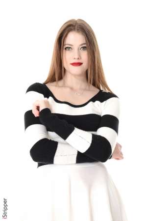 Stripper Picture of Heidi Romanova - Heidi Romanova is the very definition of sexy. This twenty year old beauty from Latvia is a former hairdresser that went to a burlesque show with friends and got hooked on the art of stripping. She studied the history of stripping and burlesque for over a year before she decided to take the stage herself to give her first performance. It was a life changing moment for Heidi and she realized that stripping is what she was meant to do. Her shows are always different and evolving as her love of the art grows. Heidi considers her fans lovers and she gives everything she has up there on the stage every single time she dances.