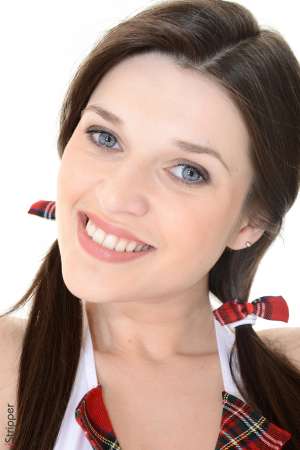 Stripper Picture of Serena Wood - Serena Wood is a 23-year-old dark haired beauty from the Ukraine. Her broken English is incredibly sexy and endearing and she says one of her best traits is her sense of humor. Laughter is an aphrodisiac to her and Serena tells us that if a man or woman can make her laugh out loud she typically sleeps with them. Serena likes to wear sexy lingerie for her lovers and she gets turned on giving them private striptease shows. Let her give you the real girlfriend experience by downloading her routines and see what it would be like to date Serena.