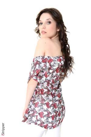 Stripper Picture of Serena Wood - Serena Wood is a 23-year-old dark haired beauty from the Ukraine. Her broken English is incredibly sexy and endearing and she says one of her best traits is her sense of humor. Laughter is an aphrodisiac to her and Serena tells us that if a man or woman can make her laugh out loud she typically sleeps with them. Serena likes to wear sexy lingerie for her lovers and she gets turned on giving them private striptease shows. Let her give you the real girlfriend experience by downloading her routines and see what it would be like to date Serena.