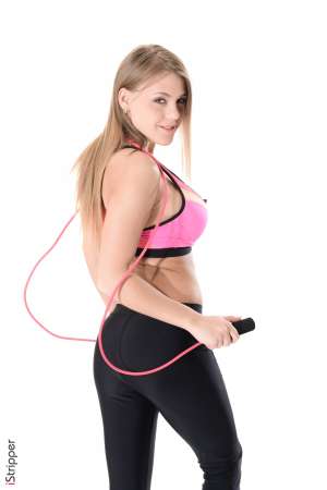 Stripper Picture of Viola - Viola comes to us from Latvia. Not only is Viola hot with big boobs but she loves high heels and having fun. Viola describes herself as a big flirt that loves to make people feel good about themselves. She thinks her legs are one of her best assets and she tells us that the smell of homemade apple pie baking away in the oven always makes her horny.