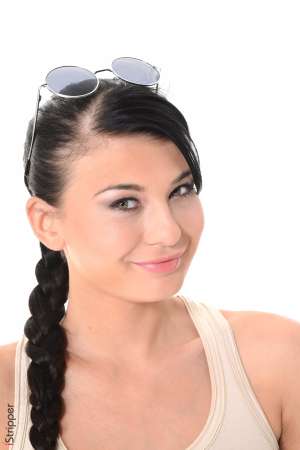 Stripper Picture of Lucy Li - Lucy Li is a certified athletic trainer that discovered her love of stripping when she began teaching a pole dancing class. Lucy was asked to fill in for a colleague one day and run an aerobic pole dancing class and from the moment the cold pole hit her hands she was hooked! Lucy gets off on the empowerment she gets when stripping for an audience. She is in control she is running the show and she is sharing her innermost sexuality with you right there on stage.