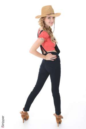 Stripper Picture of Belle Claire - Belle Claire came to us straight from the runway. Fashion is her passion and she is designing her own high end lingerie line for women that love women. Did we mention that Belle is a total bisexual. She loves a woman's curves and tells us there will always be both men and women in her personal life. Belle loves flirting and taking a woman home getting her naked and discovering where all her hidden tattoos are! She calls them artistic presents.