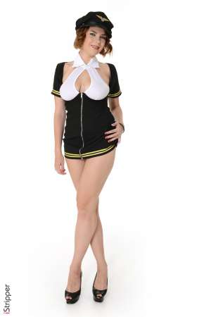 Stripper Picture of Marina Visconti - Marina Visconti is a hot 20 year old from Russia that expects all eyes to be on her when she enters a room. She is incredibly self confident and she always goes after what she wants especially when it comes to lovers. Marina describes herself as a sexual extrovert that enjoys exploring all aspects of erotica. She has a large sex toy collection and she enjoys both men and women in her bed. Marina's very proud of her passport since it documents all her world travels and she enjoys spending weeks at a time in new and exotic locations.