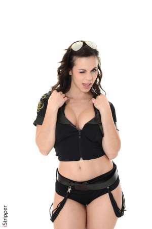 Stripper Picture of Nekane - Nekane is 24-years-old and she has the cutest Spanish accent. Being from Madrid Nekane grew up very liberated and open about sex and nudity. Nekane always enjoyed going the nude beaches and when a friend suggested she was an exhibitionist at heart an idea was born. On that day Nekane went to a local strip club and asked if she could audition for a job. Twenty minutes later she was hired and the rest is history. Nekane eventually wants to be a social worker but right now she is enjoying the party life and freedom that dancing and performing gives her. For fun Nekane likes to go shopping by day and club hopping by night.