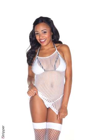 Stripper Picture of Anya Ivy - Anya Ivy is a beautiful model that we found dancing in Los Angeles CA. Her energy spirit and exotic looks are enchanting and we had to have her for our very own so that we could give her to you! Interesting fact Anya is actually a professional executive assistant by trade! She has a 9-5 job working for a big CEO but she gets off stripping on stage every night after hours. When she isn't taking dictation or straddling a pole Anya loves cooking and inviting friends over for movie nights. We know you are going to love Anya so show her some love!