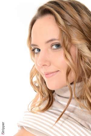 Stripper Picture of Katya Clover - We are proud to bring you the delicious Katya Clover from Vladivostok Russia. We call her delicious because she wears this vanilla and peach body cream that smells like a mouth watering cobbler pie. Katya tells us she tastes as good as she smells and we totally believe her! Katya has a smooth sexiness about her that draws people in. Her hobbies include flirting dancing clubbing and flirting with more flirting thrown in for good measure. Yes Katya is a wild flirt and it's one of the reasons she loves performing so much. Every dance she does is her way of flirting with the world so get ready to get to know every inch of the beautiful and flirty Katya!