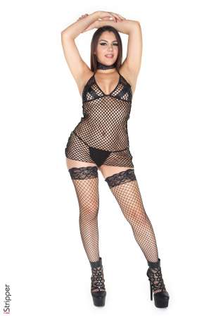 Stripper Picture of Valentina Nappi - Valentina Nappi is a buxom pornstar making her debut here at VirtuaGirl. If you like a woman that is curvy in all the right places Valentia is bound to make it to your 