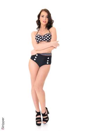 Stripper Picture of Sofia Ander - Look at this beauty we are bringing to you from Moscow. Sofia Ander is a sexy brunette with a great smile and toes that will make you want to lick and suck them. We mention this because Sofia tells us she loves foot play. The more attention you pay to her feet the wetter she gets between her legs. Sofia is a college graduate with a degree in business. She loves the attention and travel opportunities that stripping provides her so she is happy to be having a good time and meeting all her fans. When she is ready to settle down Sofia plans to open her own florist because she loves the smell of fresh cut flowers and the smiles they put on peoples faces.