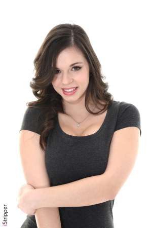 Stripper Picture of Nekane - Nekane is 24-years-old and she has the cutest Spanish accent. Being from Madrid Nekane grew up very liberated and open about sex and nudity. Nekane always enjoyed going the nude beaches and when a friend suggested she was an exhibitionist at heart an idea was born. On that day Nekane went to a local strip club and asked if she could audition for a job. Twenty minutes later she was hired and the rest is history. Nekane eventually wants to be a social worker but right now she is enjoying the party life and freedom that dancing and performing gives her. For fun Nekane likes to go shopping by day and club hopping by night.