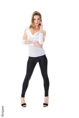 Stripper Picture of Vanessa Mio - Vanessa Mio is a smart funny beautiful addition to our team of Divas. Vanessa got her first taste of the spotlight while on Spring Break from University. She entered a wet t-shirt contest (and came in second) but she loved the energy of the crowd and how empowering it was to have them lusting after her body. Upon returning home she decided to give erotic dancing a try and never looked back! With a degree in Psychology under her belt Vanessa plans on stripping around the world and learning about as many cultures as she can. She has a wanderlust spirit and she is just going to enjoy where life takes her!