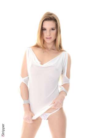 Stripper Picture of Vanessa Mio - Vanessa Mio is a smart funny beautiful addition to our team of Divas. Vanessa got her first taste of the spotlight while on Spring Break from University. She entered a wet t-shirt contest (and came in second) but she loved the energy of the crowd and how empowering it was to have them lusting after her body. Upon returning home she decided to give erotic dancing a try and never looked back! With a degree in Psychology under her belt Vanessa plans on stripping around the world and learning about as many cultures as she can. She has a wanderlust spirit and she is just going to enjoy where life takes her!