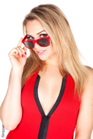 Stripper Picture of Mia Malkova - We love porn stars and Mia Malkova is one of the hottest ones on the planet! She is a beautiful 24 year old blonde from Los Angeles CA the porn capital of the world. You've seen her movies now let Mia entice you with a private dance for your eyes only! She knows how to grind those hips just right and pop her butt out so that all you think about is grabbing her sweet hips from behind as she rubs up against you. Mia absolutely loves every aspect of her work and she describes herself as a super sexual person. She enjoys open relationships with both men and women because it allows her a fluidity to her sexuality that gets her off. When she's not on set or working it on stage Mia enjoys lazy days on the beach with her friends and hiking on some of the great fitness trails in LA. She also practices yoga regularly and is learning how to meditate which she tells us is harder than it sounds!