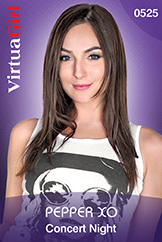 10/13/2016 e0525 - Concert Night Gallery with Nude Model Pepper XO from iStripper